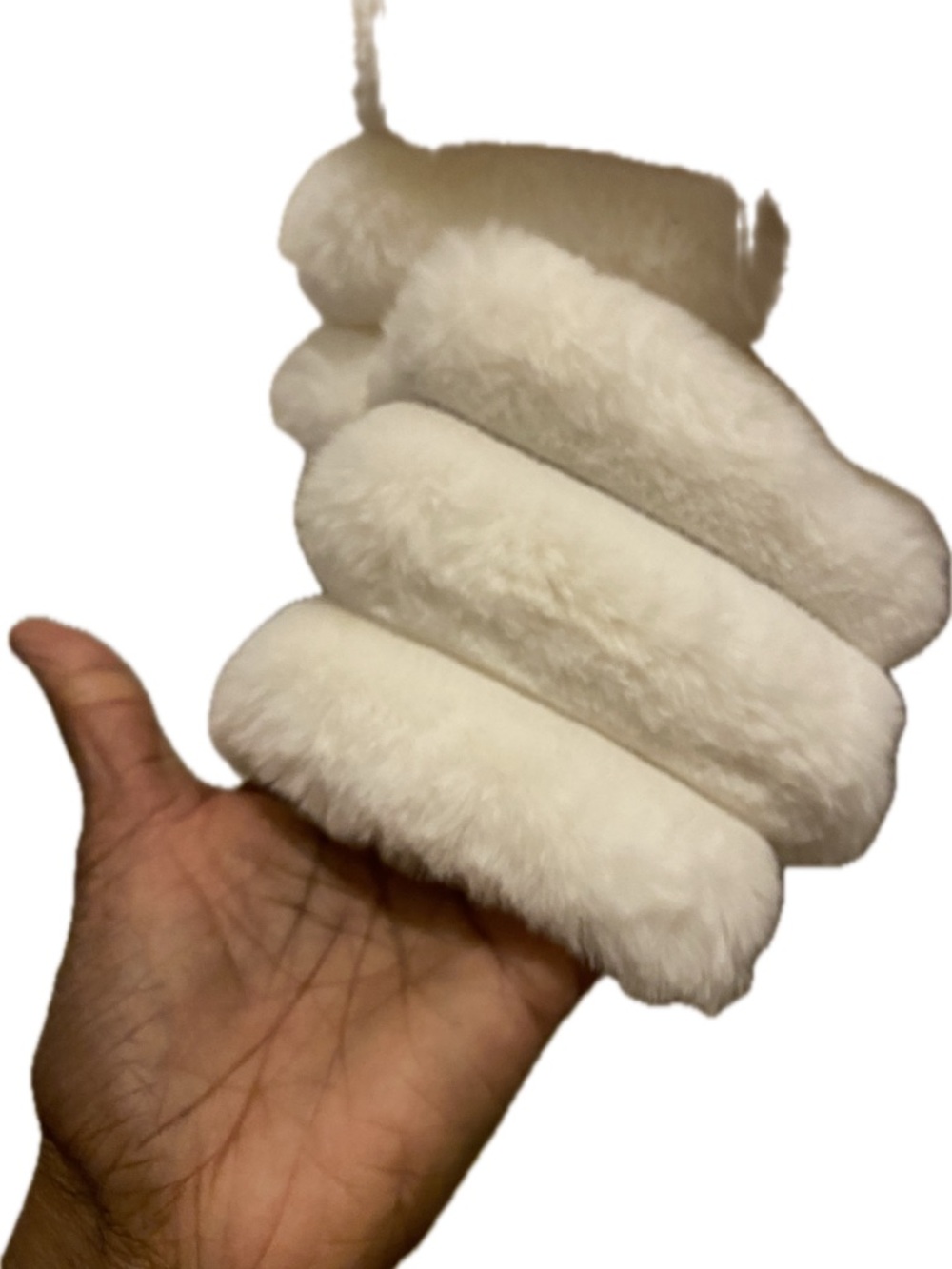 💰Cream Faux Fur Jacket💰 - Picture 3 of 10